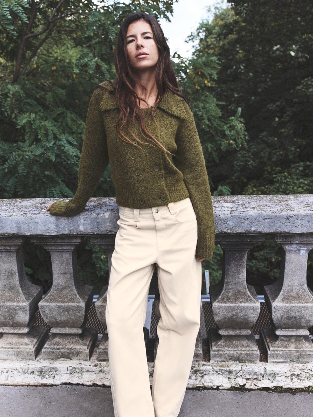 Zara Green Cardigan